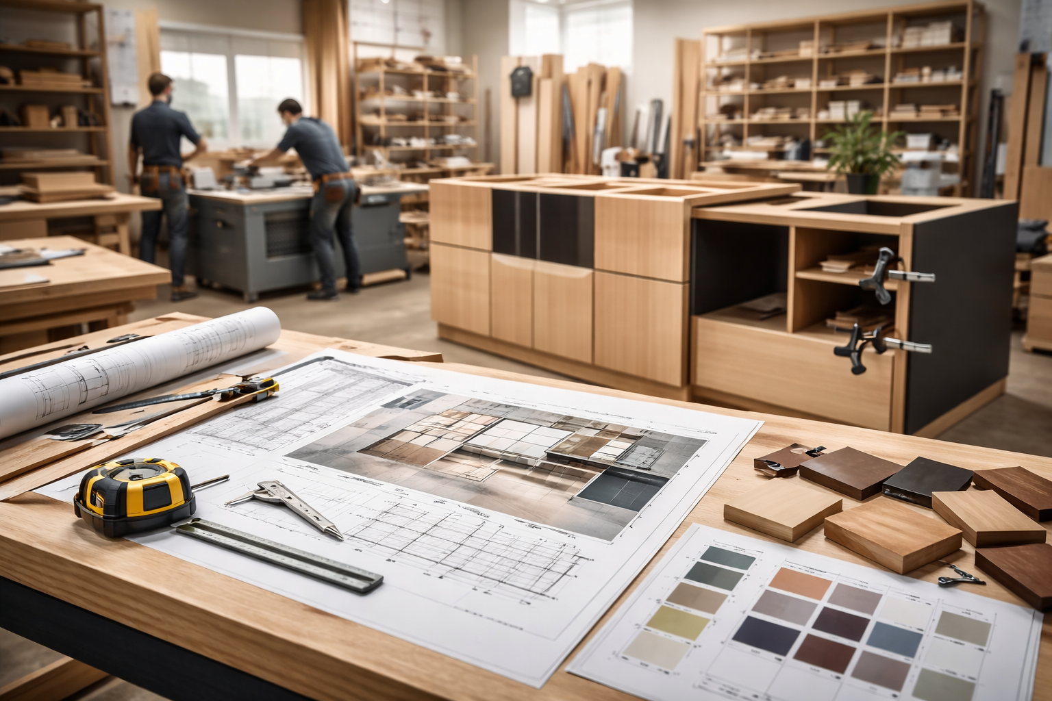 NK Enterprises Fabrication Facility – Skilled Team at Work